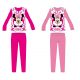 Disney Minnie egér pamut jersey gyerek pizsama - pink - 116