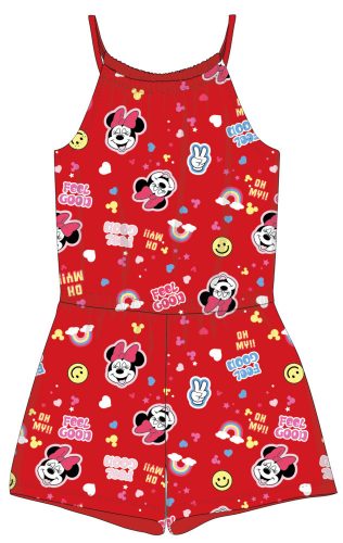 Salopette estiva in cotone Disney Minnie