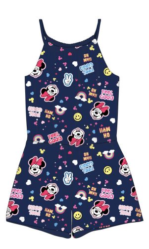 Salopette estiva in cotone Disney Minnie - blu scuro - 110