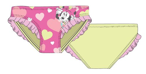 Fondo da bagno per bambine Disney Minnie Mouse - giallo - 92