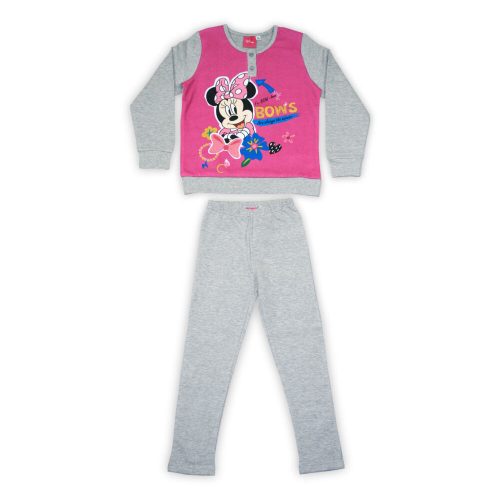 Winterlicher Kinder-Pyjama aus Flanell – Minnie Mouse