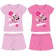 Disney Minnie Mouse cotton summer ensemble - T-shirt-shorts set - pink - 104