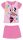 Disney Minnie Mouse Sommer-Kurzarm-Kinderpyjama – Baumwolljersey-Pyjama – Rosa – 110