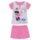 Disney Minnie mouse summer short-sleeved children's pajamas - cotton jersey pajamas - gray - 110