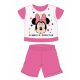 Disney Minnie egér nyári rövid ujjú baba pizsama - pamut jersey pizsama - rózsaszín - 80