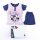 Pijamale pentru copii din bumbac cu maneca scurta - Minnie mouse - unicorn - albastru inchis - 116