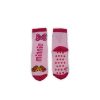 Non-slip children's ankle socks - Minnie mouse - plush- soft-shoes- bow - light pink - 23-26