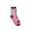 Calzini antiscivolo per bambini - Minnie Mouse - peluche-scarpe morbide-fiocco - rosa chiaro - 31-34