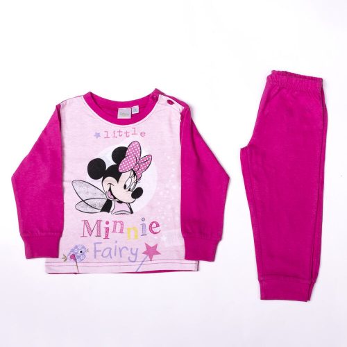 Long thin baby pajamas - Minnie mouse - pink - 80