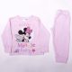 Long thin baby pajamas - Minnie Mouse - light pink - 80s