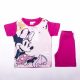 Dívčí bavlněný letní komplet Minnie mouse - triko-šortky - růžová - 86