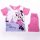 Completo estivo da bambina in cotone di Minnie Mouse - set maglietta-pantaloncini - rosa - 92