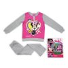 Winter-Kinderpyjama aus Baumwolle – Minnie Maus – Grau – 104