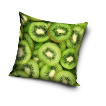 Pillow cover with kiwi pattern 40x40 cm