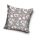 Flower pattern cushion cover 40x40 cm - grey