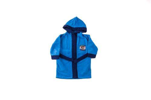 Children's robe - Microfiber hood - Paw print