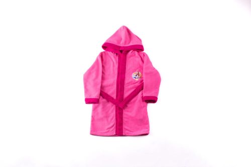 Children's robe - Microfiber hooded - Disney Princess - 110-116 - pink