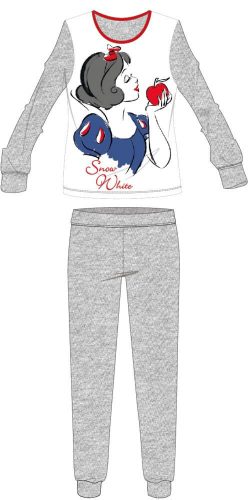 Disney Schneewittchen Damen-Pyjama aus dünner Baumwolle – Jersey-Pyjama – Hellgrau – L