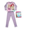 Long thin cotton children's pajamas - Princesses - Goldilocks, Ariel, Sleeping Beauty pattern - Jersey - light purple - 104