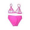 Disney Princess two-piece swimsuit for little girls - with flower pattern - pink - 104