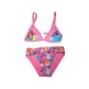 Costume da bagno a due pezzi Disney Princess per bambine - con motivo floreale - rosa chiaro - 104