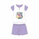 Summer short-sleeved cotton pajamas for children - Disney Princesses - with Trust your heart inscription - light purple - 116