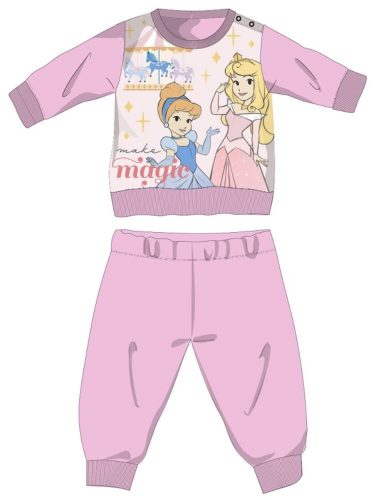 Disney Princesses winter thick baby pajamas - cotton flannel pajamas