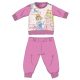 Dicker Winter-Babypyjama der Disney-Prinzessinnen – Pyjama aus Baumwollflanell – Rosa – 98