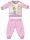 Disney Princesses winter thick baby pajamas - cotton flannel pajamas - light pink - 80