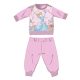 Disney Princesses Winter-Babypyjama aus Baumwolle – Interlock-Pyjama – Hellrosa – 80