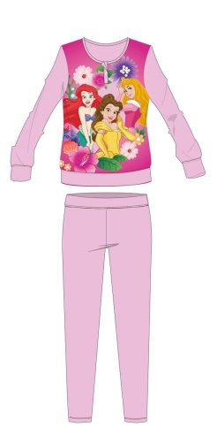 Disney Princesses winter thick children's pajamas - cotton flannel pajamas - light pink - 110