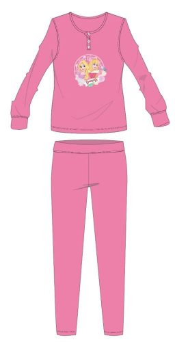 Disney-Prinzessinnen-Pyjama aus Baumwollflanell – Winterdicker Kinderpyjama – Rosa – 110