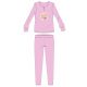 Disney Princess Pyjama aus Baumwollflanell – winterlicher dicker Kinderpyjama – Hellrosa – 98