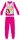 Disney Princess fleece pajamas - winter thick children's pajamas - pink - 104