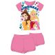 Disney Princesses cotton summer ensemble - t-shirt-shorts set - pink - 104