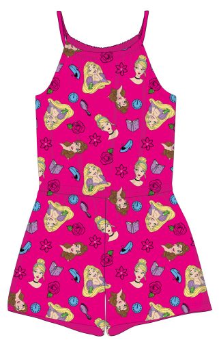 Disney Princess summer cotton overalls - pink - 110