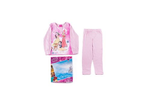 Long thin cotton children's pajamas - Disney Princesses