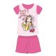 Disney Princesses summer short-sleeved children's pajamas - cotton jersey pajamas - dark pink - 110