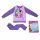 Winter-Kinderpyjama aus Baumwolle – Disney-Prinzessinnen – Lila – 104