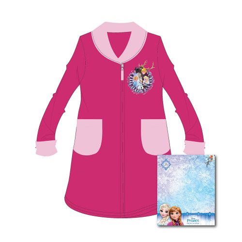 Children's robe - coral - Jégváraz - 104 - pink