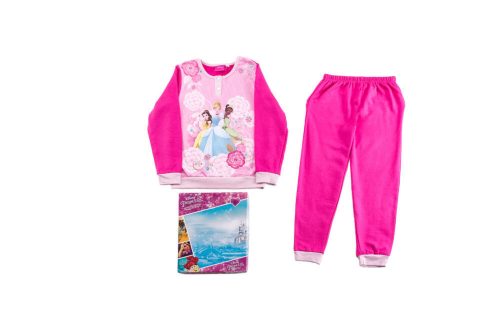 Pigiama per bambini in flanella - Disney Princess - rosa - 104