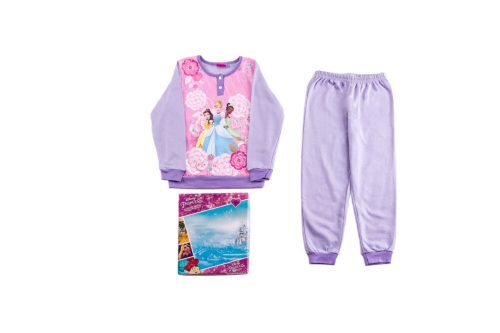 Flannel children's pajamas - Disney Princess - light purple - 122