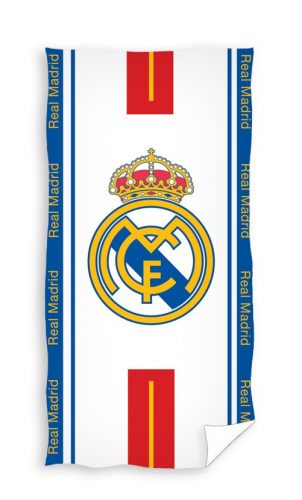 Real Madrid 100% pamut strandtörölköző - 70 x 140 cm