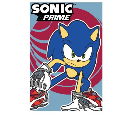 Ježek Sonic fleecová deka - 100 x 150 cm