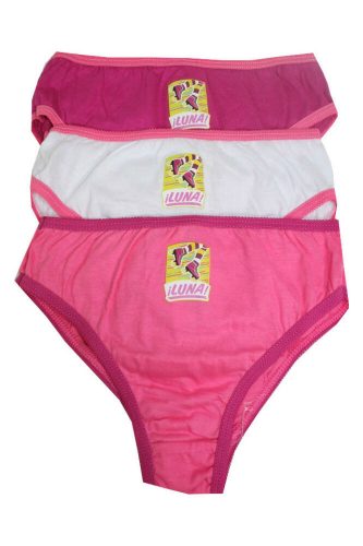 Cotton girl's panties - 3 pieces - Soy Luna - 122-128