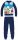 Snoopy long thin cotton children's pajamas - jersey pajamas - dark blue - 110