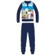 Snoopy long thin cotton children's pajamas - jersey pajamas - dark blue - 116