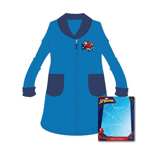 Children's robe - coral - Spiderman - 122 - medium blue