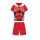 Sommer-Kurzarm-Kinderpyjama aus Baumwolle – Spiderman – Rot – 104