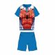 Summer short-sleeved cotton pajamas for children - Spiderman - medium blue - 110